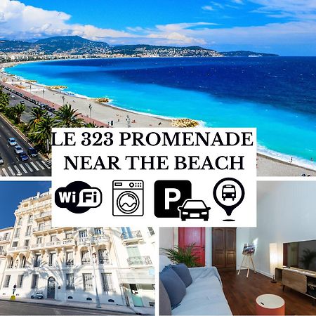 Le 323 Prom - 2 Chambres - Ac - Parking - Tram Et Supermarche Proches - Front De Mer Nice Luaran gambar