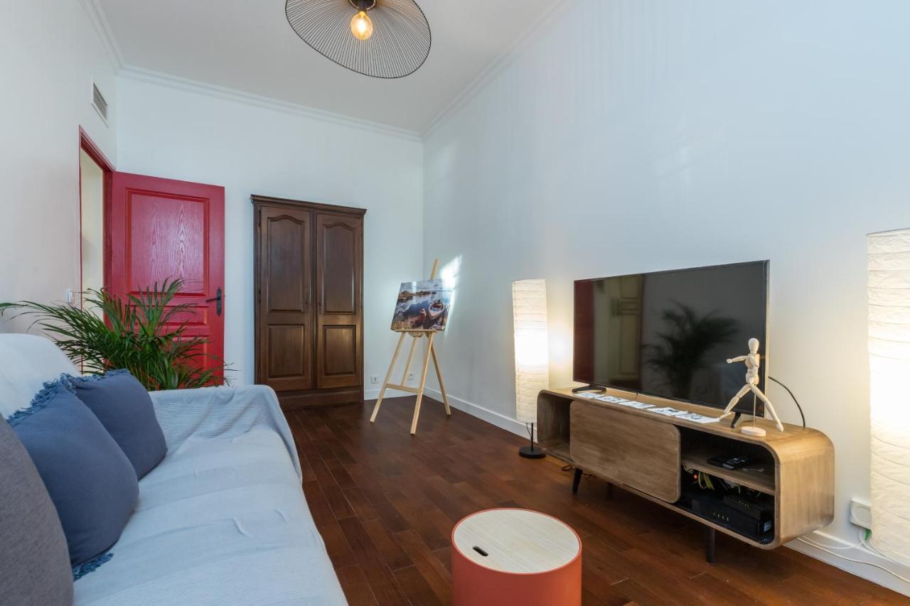 Le 323 Prom - 2 Chambres - Ac - Parking - Tram Et Supermarche Proches - Front De Mer Nice Luaran gambar